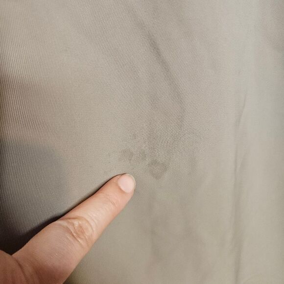 MM Lafleur lightweight wrap around overcoat, deep khaki, women's size medium - Picture 15 of 15